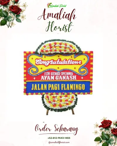 Bunga Papan Congratulation di Pelabuhan Tanjung Perak